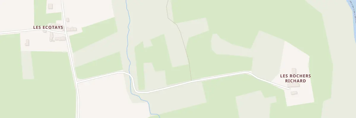 Plan du 5390 Les Champs Louis au Tronchet