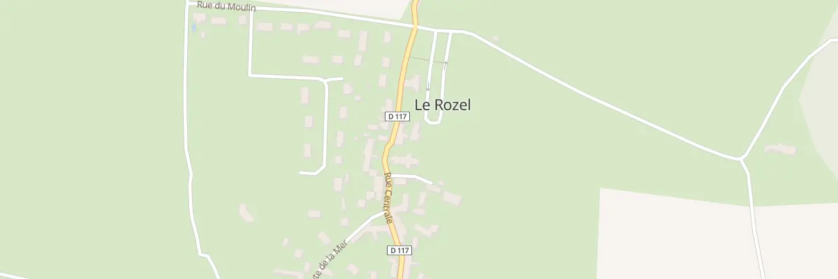 Plan du 7 Rue Centrale au Rozel