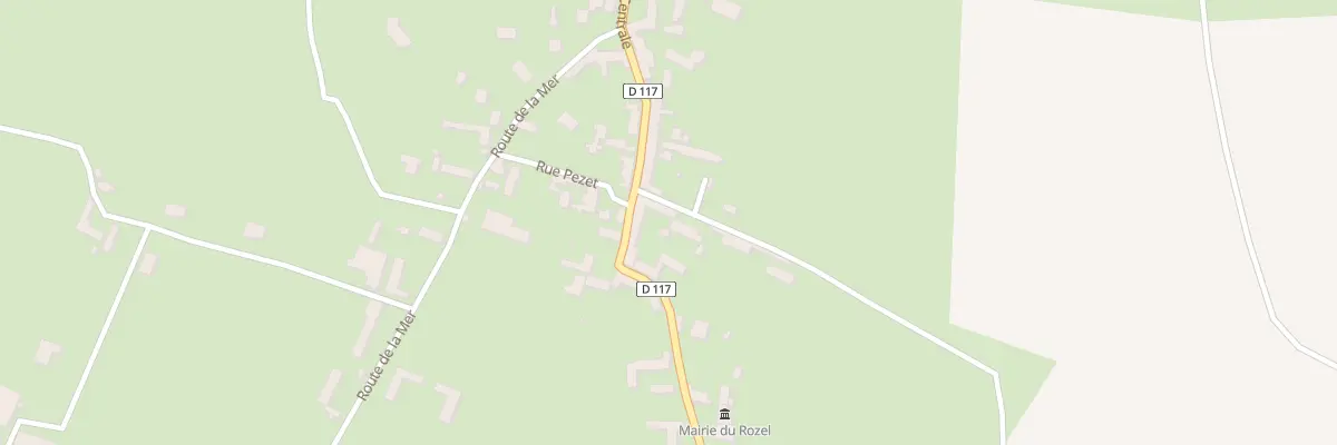 Plan du 2 Rue des Carrières au Rozel