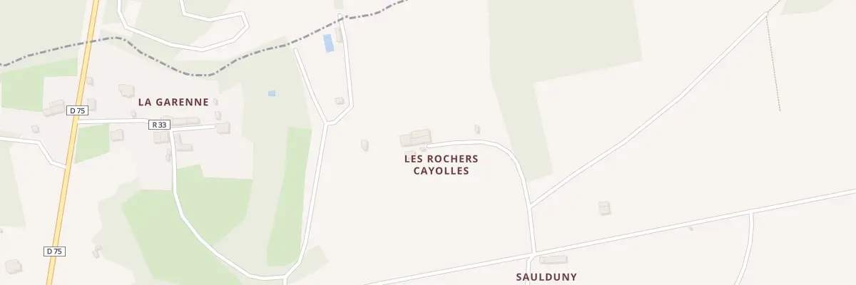 Plan du 5096 Les Rochers Cayoles à Meillac