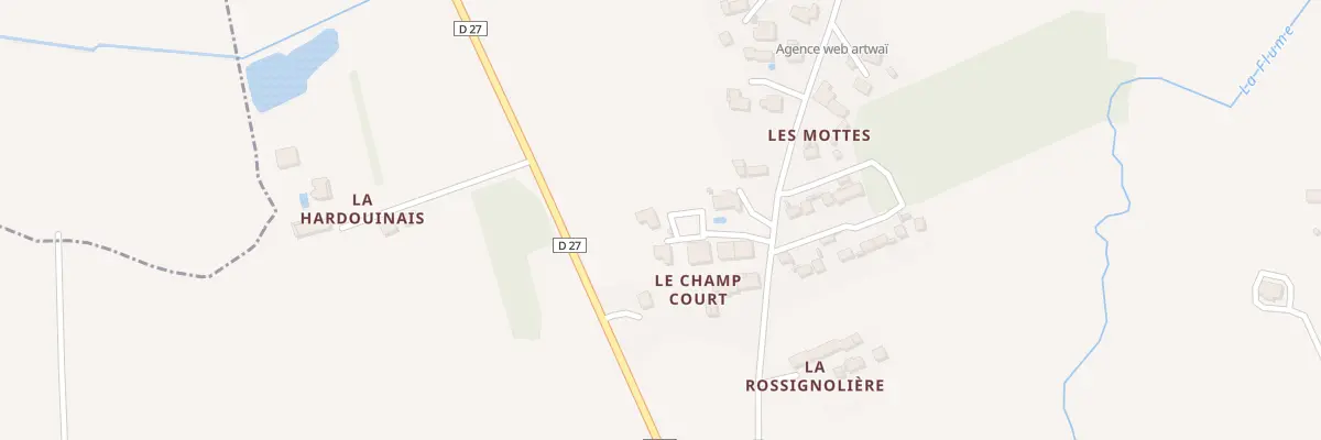 Plan du 8 Clos des Marivoles à Langouet