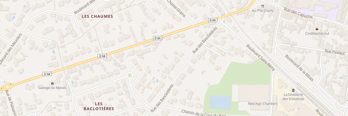 Plan du 16 Rue des Basclotières à Machecoul-Saint-Même