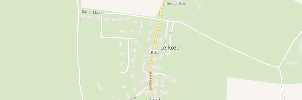 Plan du 8 Rue Centrale au Rozel