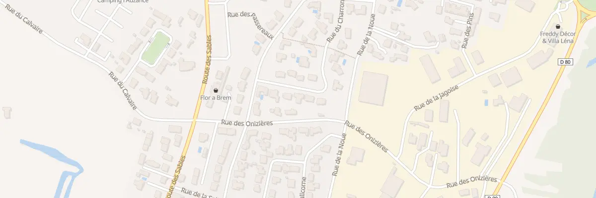 Plan du 19 Rue du charron à Brem-sur-Mer