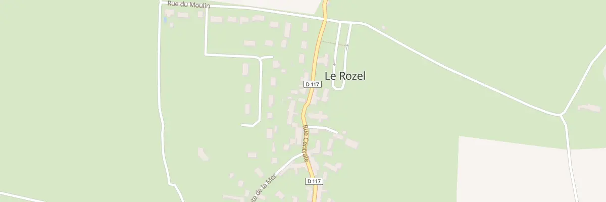 Plan du 14 Rue Centrale au Rozel