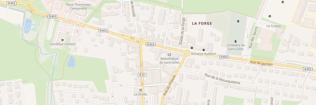 Plan du 6 Rue de Rennes à Saint-Gilles