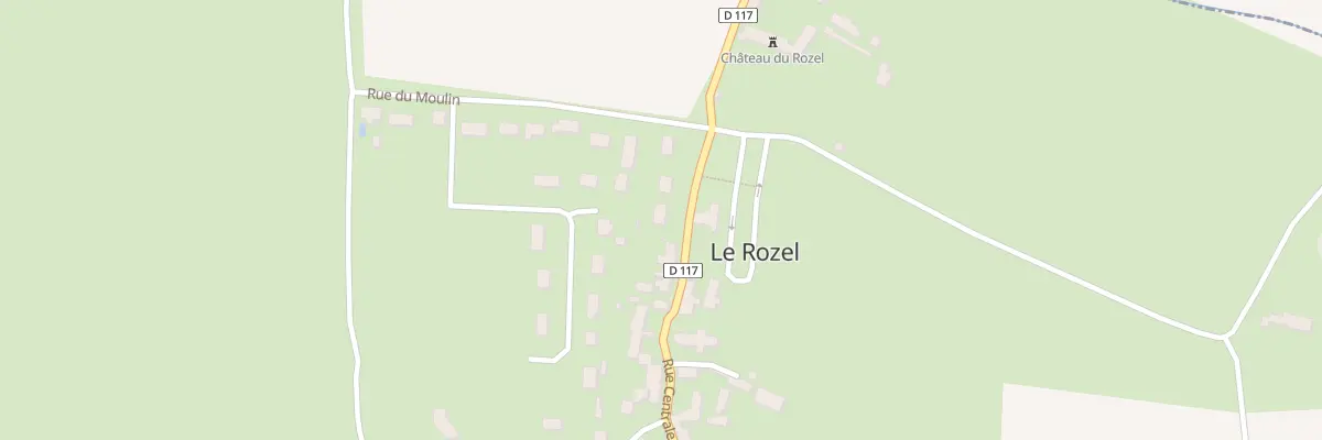 Plan du 4 Rue Centrale au Rozel