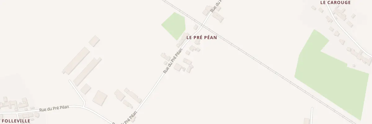 Plan du 22 Rue du Pre Pean à La Fresnais