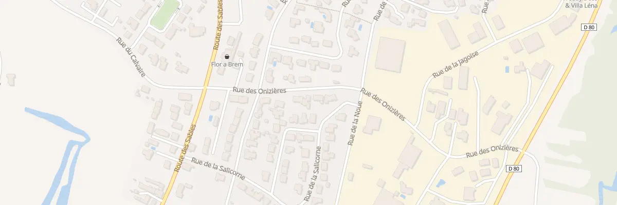 Plan du 16 Rue des onizières à Brem-sur-Mer