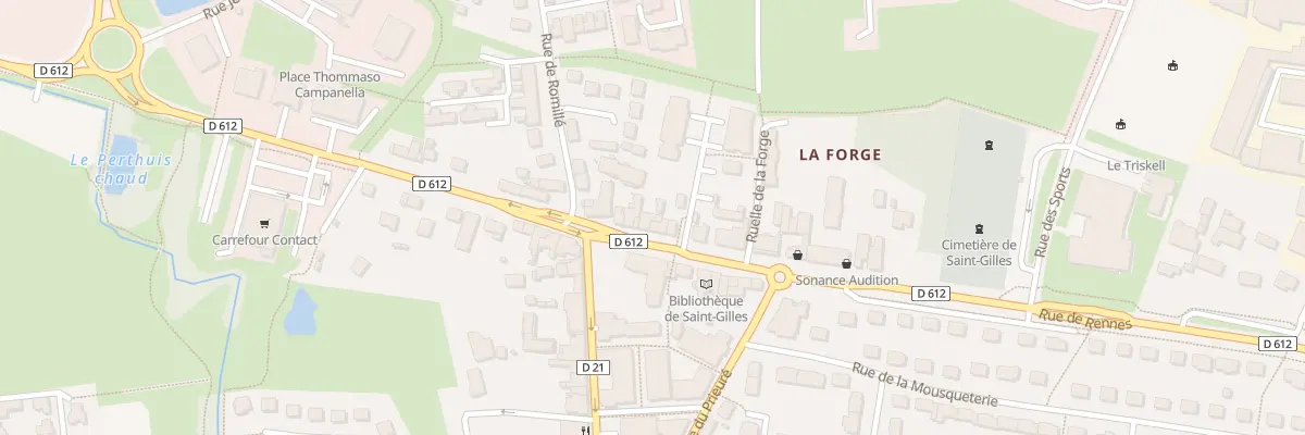 Plan du 11 Rue de Rennes à Saint-Gilles