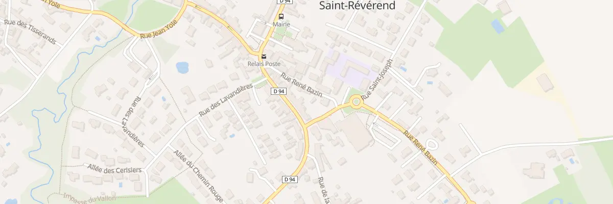 Plan du 13 Rue georges clémenceau à Saint-Révérend