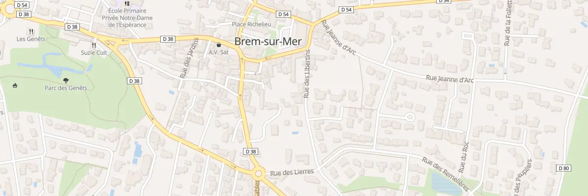 Plan du 4 Rue des libertins à Brem-sur-Mer