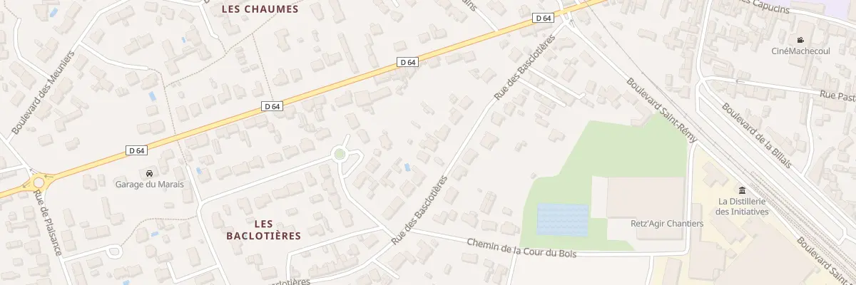 Plan du 20 Rue des Basclotières à Machecoul-Saint-Même