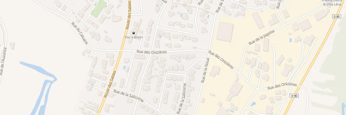 Plan du 14 Rue des onizières à Brem-sur-Mer