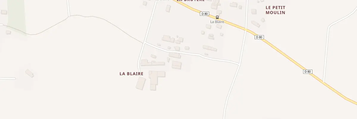 Plan du 5102 La Blaire à Langan