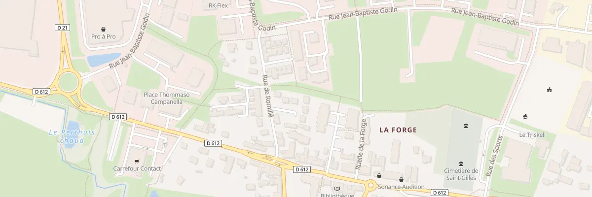 Plan du 5870 Pl de Roumanie à Saint-Gilles
