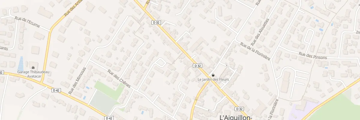 Plan du 25 Rue georges clemenceau à L’Aiguillon-sur-Vie
