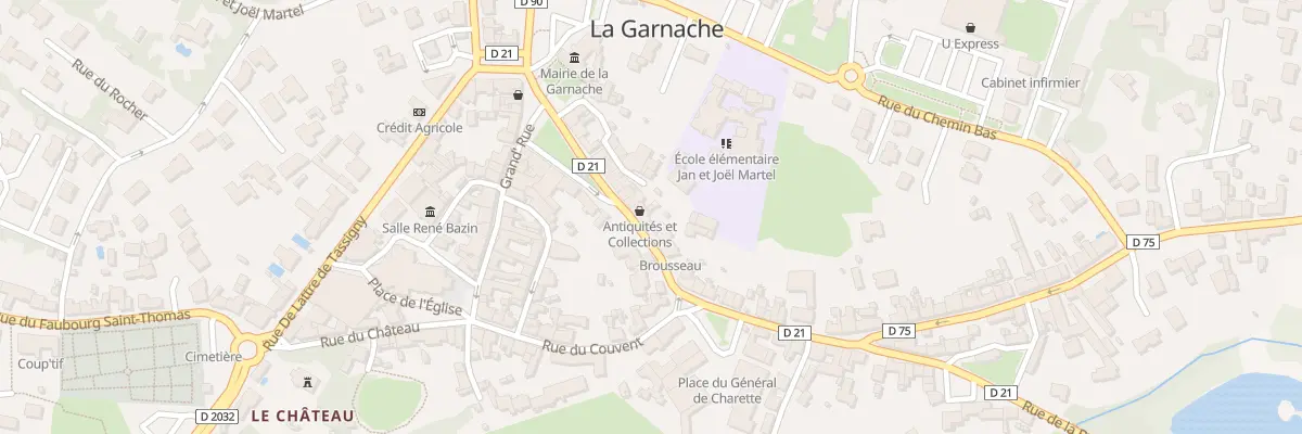 Plan du 9 Rue du grand pont à La Garnache