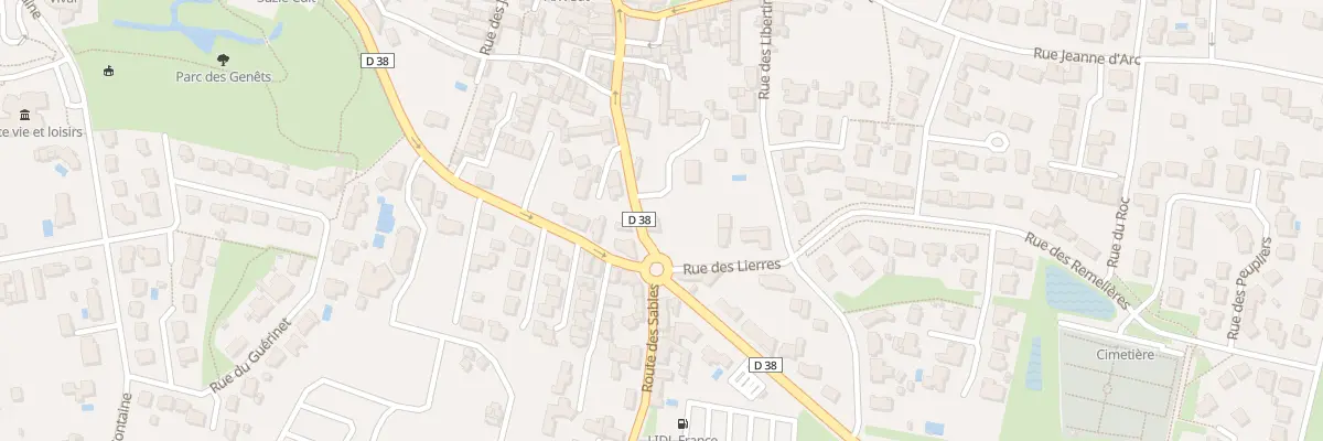 Plan du 13 Rue du général de gaulle à Brem-sur-Mer