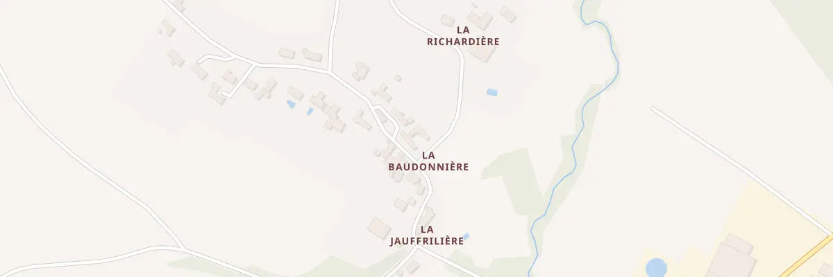 Plan du 8 La Baudonnière à Saint-Révérend