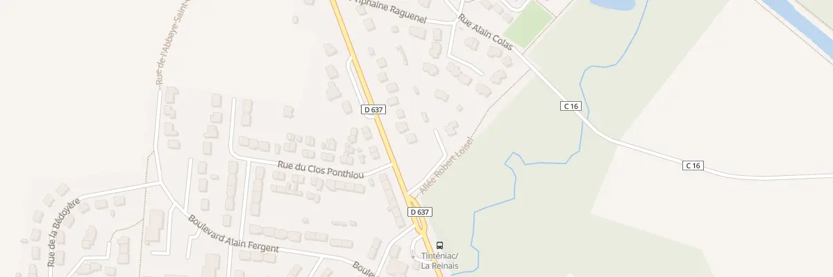 Plan du 37 Av Duguesclin à Tinténiac