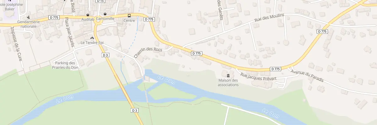 Plan du 25 Rue de Châteaubriant à Guémené-Penfao