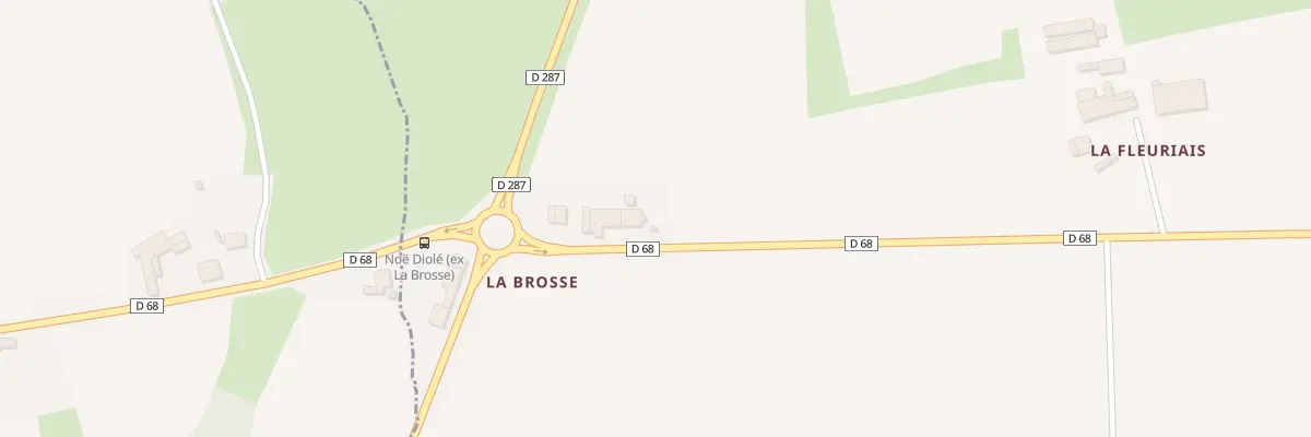 Plan du 90 Rte de la Brosse au Rheu