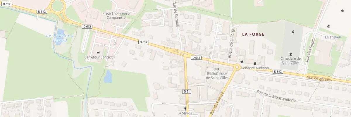 Plan du 3 Rue de St Brieuc à Saint-Gilles
