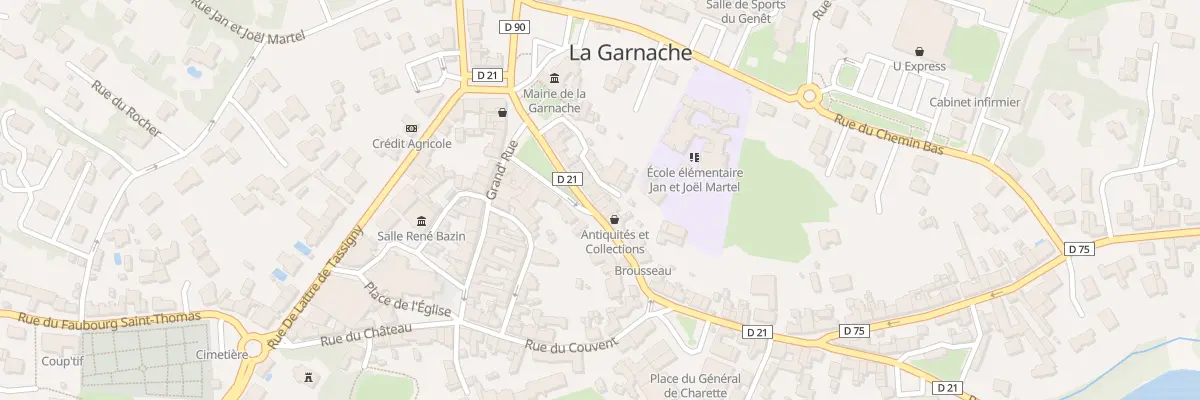 Plan du 5 Sq du Grand Pont à La Garnache