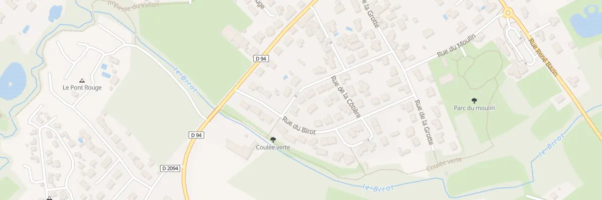 Plan du 14 Rue de la côtière à Saint-Révérend