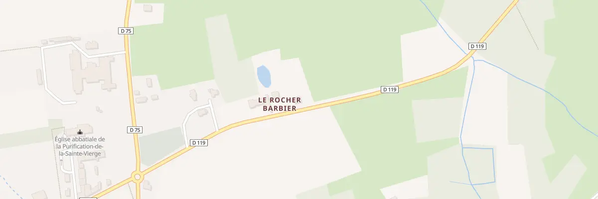 Plan du 5001 Le Rocher Barbier au Tronchet