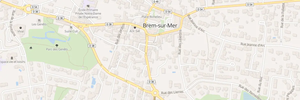 Plan du 5B Rue du général de gaulle à Brem-sur-Mer