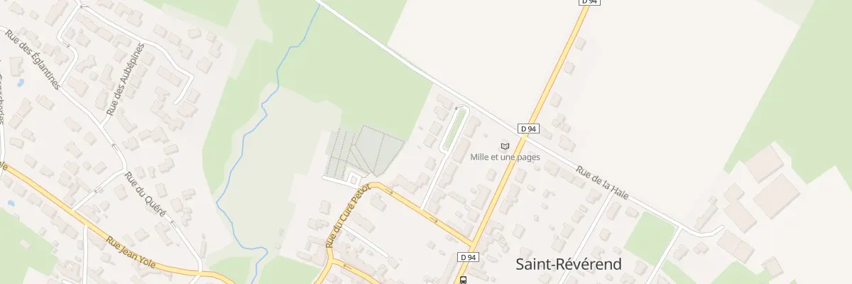 Plan du 7 Rue du pré de la cure à Saint-Révérend
