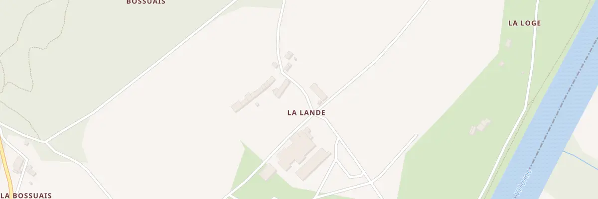 Plan du 15 La Lande à Langon