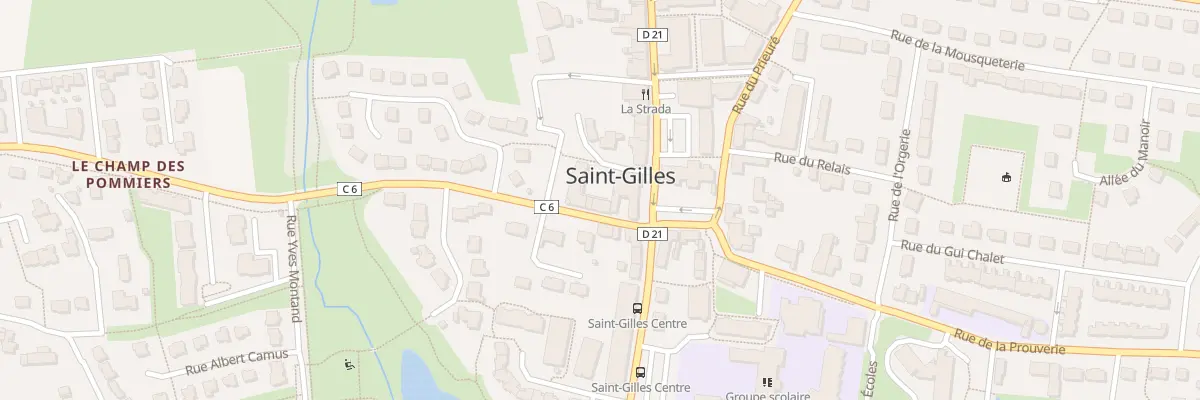 Plan du 6 Rue de Montfort à Saint-Gilles