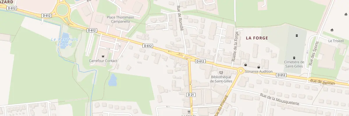 Plan du 7 Rue de Saint-Brieuc à Saint-Gilles