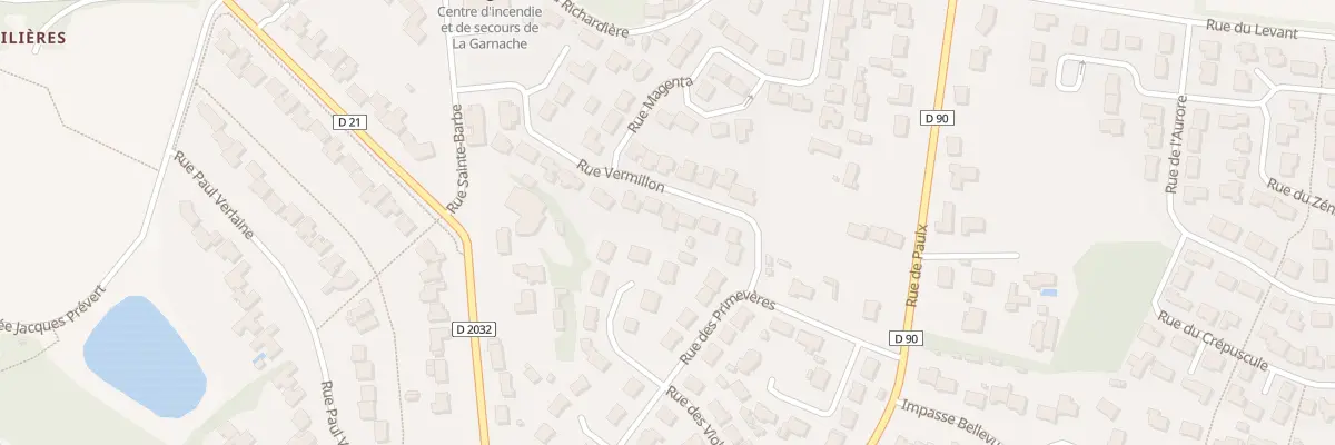 Plan du 20 Rue Vermillon à La Garnache