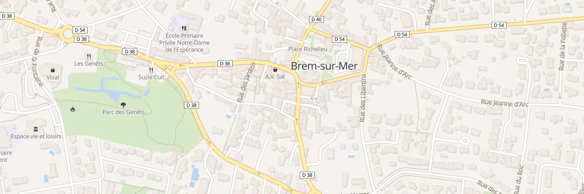 Plan du 1 Rue de l’avenir à Brem-sur-Mer