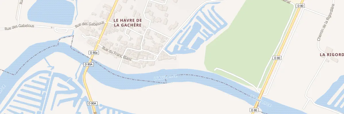 Plan du 30 Rue du franc blanc à Brem-sur-Mer
