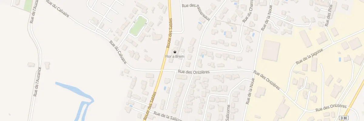 Plan du 1 Rue des onizières à Brem-sur-Mer