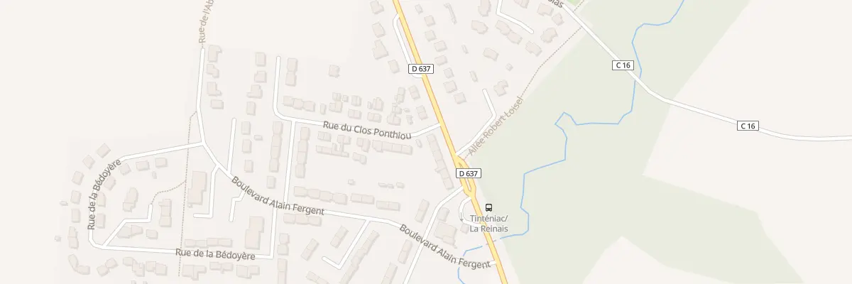 Plan du 38 Av Duguesclin à Ercé-près-Liffré
