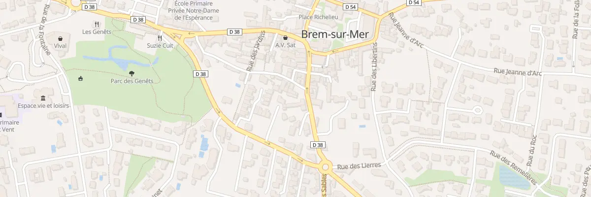 Plan du 14 Rue du général de gaulle à Brem-sur-Mer