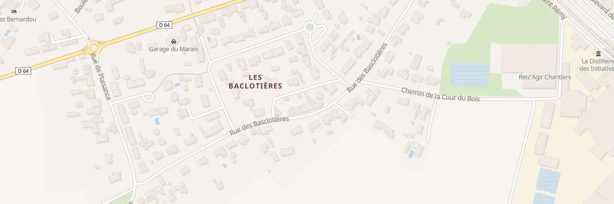Plan du 36 Rue des Basclotières à Machecoul-Saint-Même