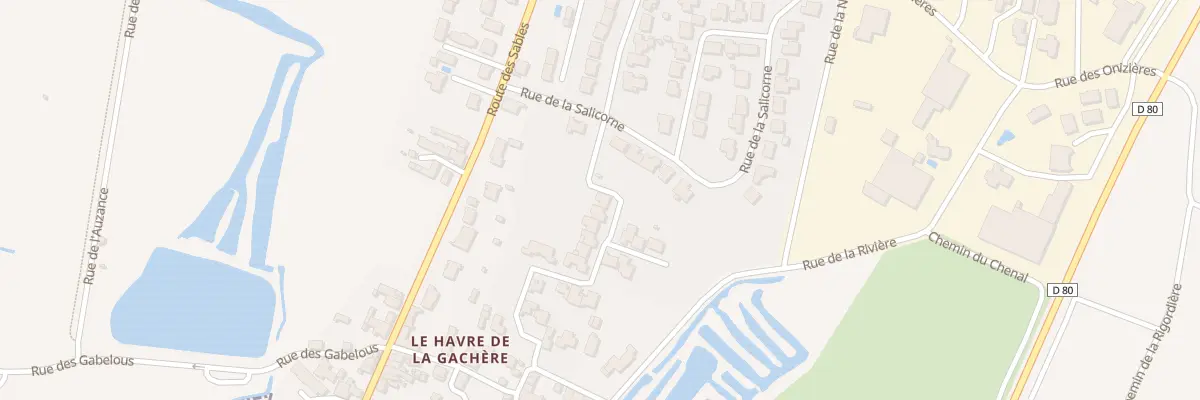 Plan du 2 Rue de la prele à Brem-sur-Mer