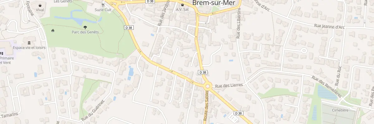 Plan du 16Q Rue du général de gaulle à Brem-sur-Mer