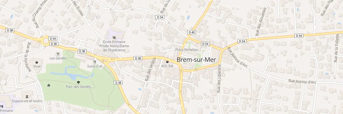 Plan du 4 Rue de l’océan à Brem-sur-Mer