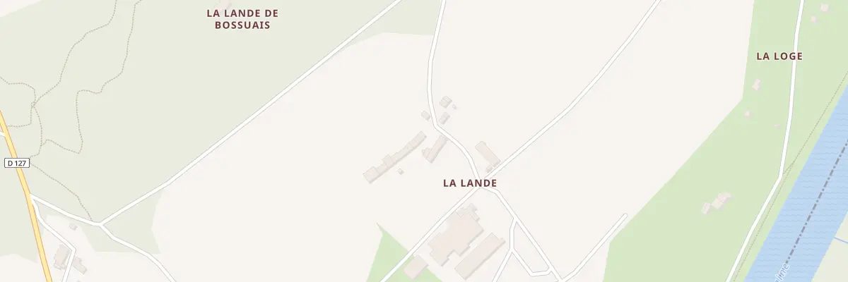 Plan du 3 La Lande à Langon