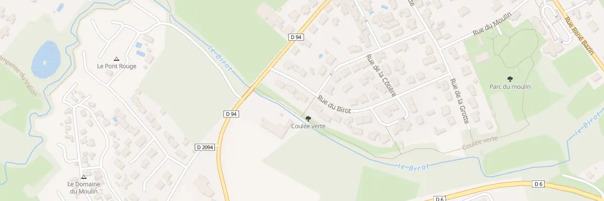 Plan du 6 Rue du birot à Saint-Révérend