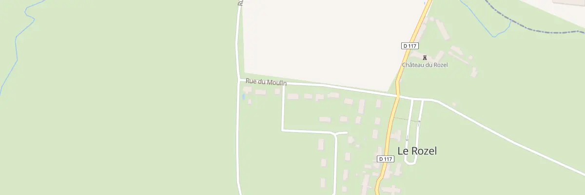 Plan du 13 Rue du Moulin au Rozel