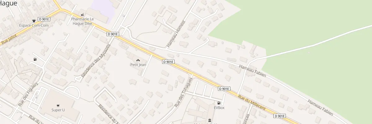 Plan du 16 Rue du Millecent Beaumont à La Hague